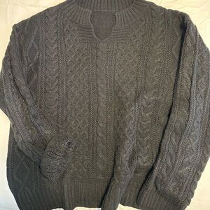 Black Baggie Sweater NWOT